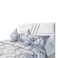 In House Granada Velvet Bed Frame - Single - 200x90 cm - White