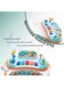 Moon Muv Height Adjustable Baby Musical Walker, Grey Dino