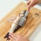 SEN Scale Scraper Stainless Steel Handle Fish Scales Scraping Remover Peeler Scaler Cleaner Kitchen Tool