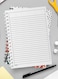 Lowha Spiral Notebook With 60 Sheets And Hard Paper Covers With Floral &amp; Dots Design, For Jotting Notes And Reminders, For Work, University, School