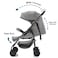 Teknum Trip Plus Stroller Grey