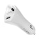 Borofone BC23 Car Charger With Wireless Headset 30mAh, White