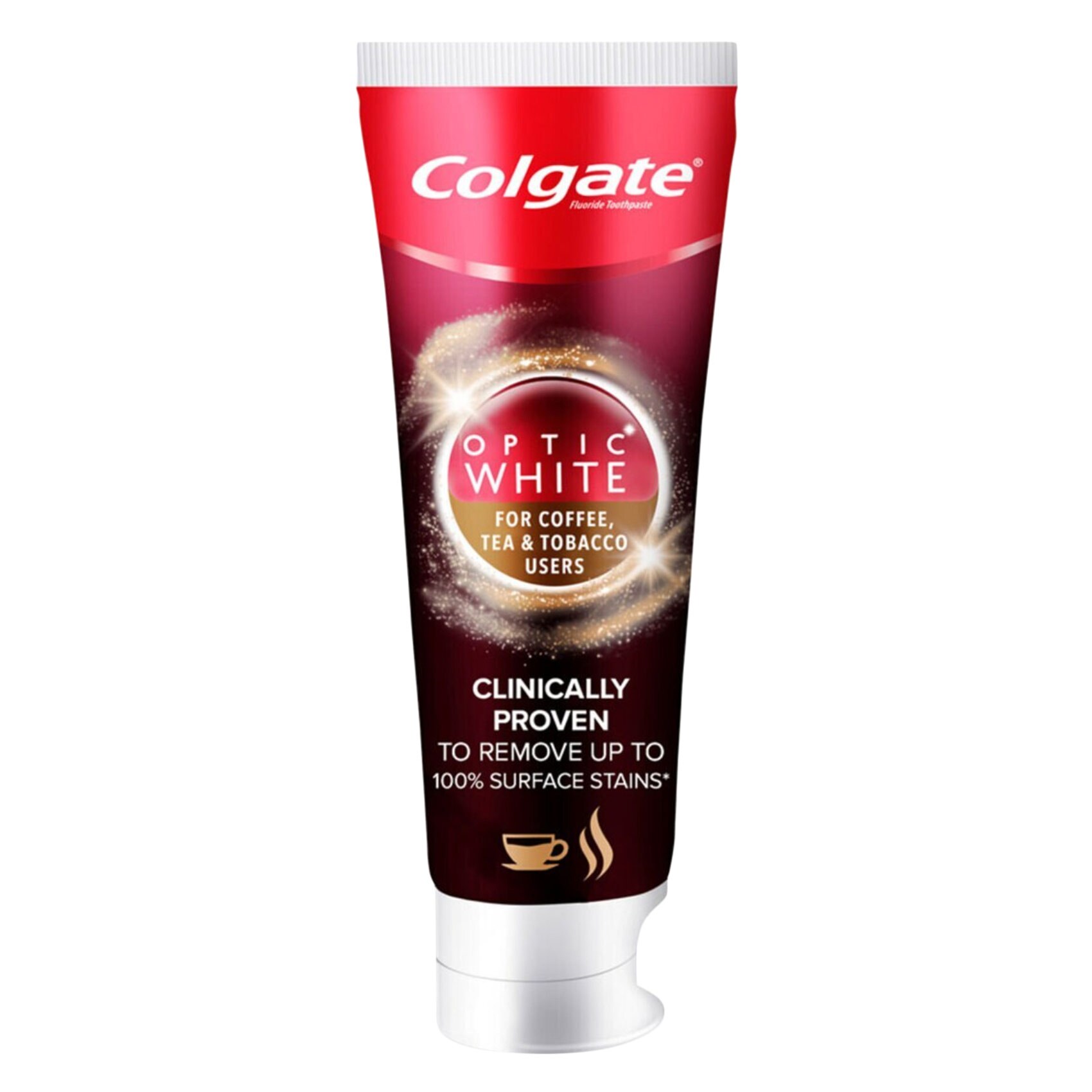 Colgate Toothpaste Optic White For Coffee Tea And Tobacco Users 75 Ml product thumbnail 2