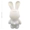 DIY MONEY SAVING COOL BUNNY (8.6 inch - 23 cm) ACRYLIC FLOW POUR PAINT SET COLORS:Silver, Dark-Purple, Rose-Red. Dubai Drip Arts and Crafts.