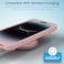 Remson Mag-X Magnetic Hybrid Protective Silicone Case Military Grade Protection For iPhone 13 Pro Max (Pink)