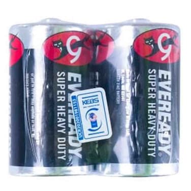 Eveready Size D Black