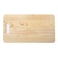 دبليو تي إل لوح تقطيع خشبي مستطيل ، بيج، 44×24×1.5 سم