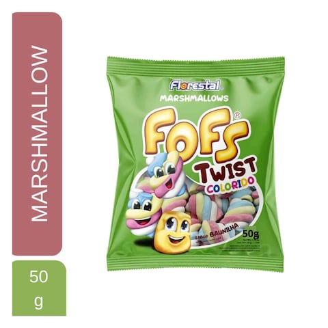 Florestal Fofs Twist Color Marshmallow 50g