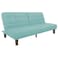 In House Maria 2 In 1 Sofabed Velvet Upholstered - Light Turquoise