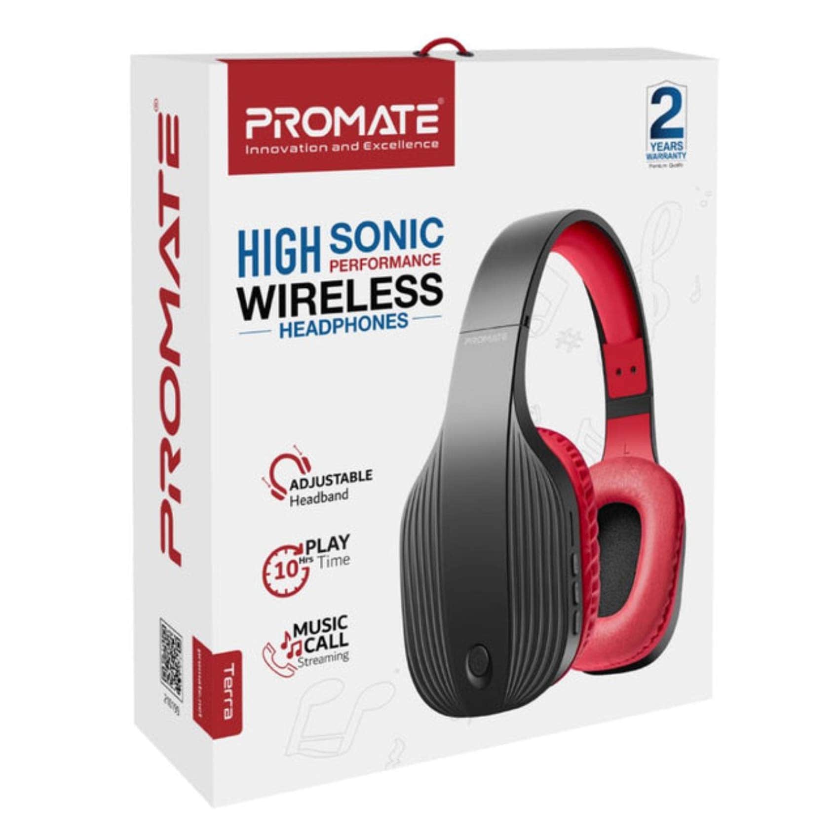 Buy Promate Terra High Sonic Performance Wireless Headphones