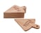 Cuisine Art 6-Piece Bamboo Pizza Paddle Spatula Cutting Board