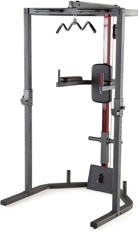 Weider Pro Gym Power Rack With Lat Pull Down Ic14933