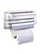 Generic Kitchen Triple Paper Dispenser, White