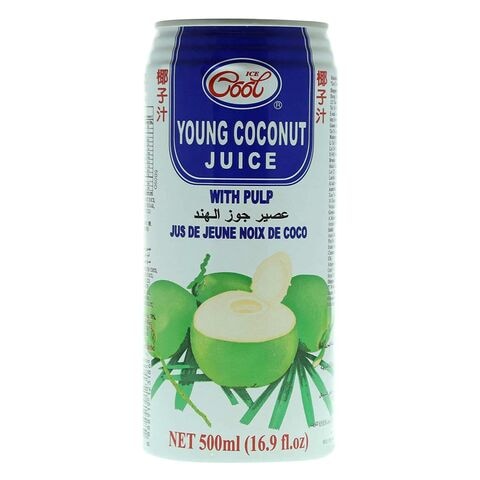 Buy ICE COOL YOUNG COCONUT JUICE DRINK WITH PULP 500ML in Kuwait