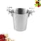 Jannah Ice Bucket Hammer Stainless Steel Antlers (2L Silver)