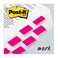 3M Post It Flags Bright Pink Color 68021. 1 x 1.7 in 25.4 mm x 43.2 mm 50 FlagsPack
