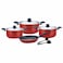 Trouval Cooking Set - 9 Pieces - Red