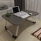 Ruihao Laptop Bed Table Folding Desk With Ipad Holder Cup Slot Adjustable Anti Slip Legs Foldable For Indoor Outdoor Camping Study Reading Watch Movies