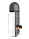Generic 2-In-1 Sport Water Bottle With Pill Organizer Black/Clear 3.1 x 9.3inch