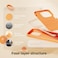 elago Liquid Silicone for iPhone 15 PRO case cover Full Body Protection, Shockproof, Slim, Anti-Scratch Soft Microfiber Lining - Orange