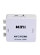 Generic - Mini AV To HDMI Video Converter Adapter White