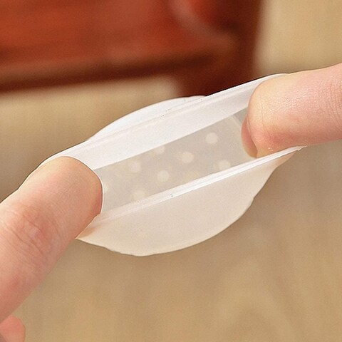 Generic Outgeek 16Pcs Chair Leg Cap Universal Clear Silicone Scratch-Proof Furniture Leg Pad Chair Leg Protector