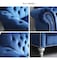luxury Grey velvet button tufted sofa modern living room furniture Grey tufted 3+2+1 seat fabric chesterfield sofa