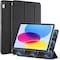 ESR Rebound Magnetic Case Compatible With iPad 10th Generation (2022), Convenient Magnetic Attachment, Two-Way Trifold Stand, Lightweight Protection, Auto Sleep/Wake, Silky-Smooth Cover, Black