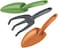 Tramontina Since 1911, Made In Brazil 3 Pieces Garden Tool Set Made With Heavy-Duty Polypropylene In Multicolor Includes Garden Trowel + Transplanting Trowel + Cultivator