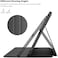 QuickTech  Galaxy Tab S7 Plus 12.4 Case 2020 with S Pen Holder, Slim Stand Protective Folio Case Smart Cover for Galaxy Tab S7 Plus 2020 Release 12.4 Inch SM-T970/T975/T976 -Black