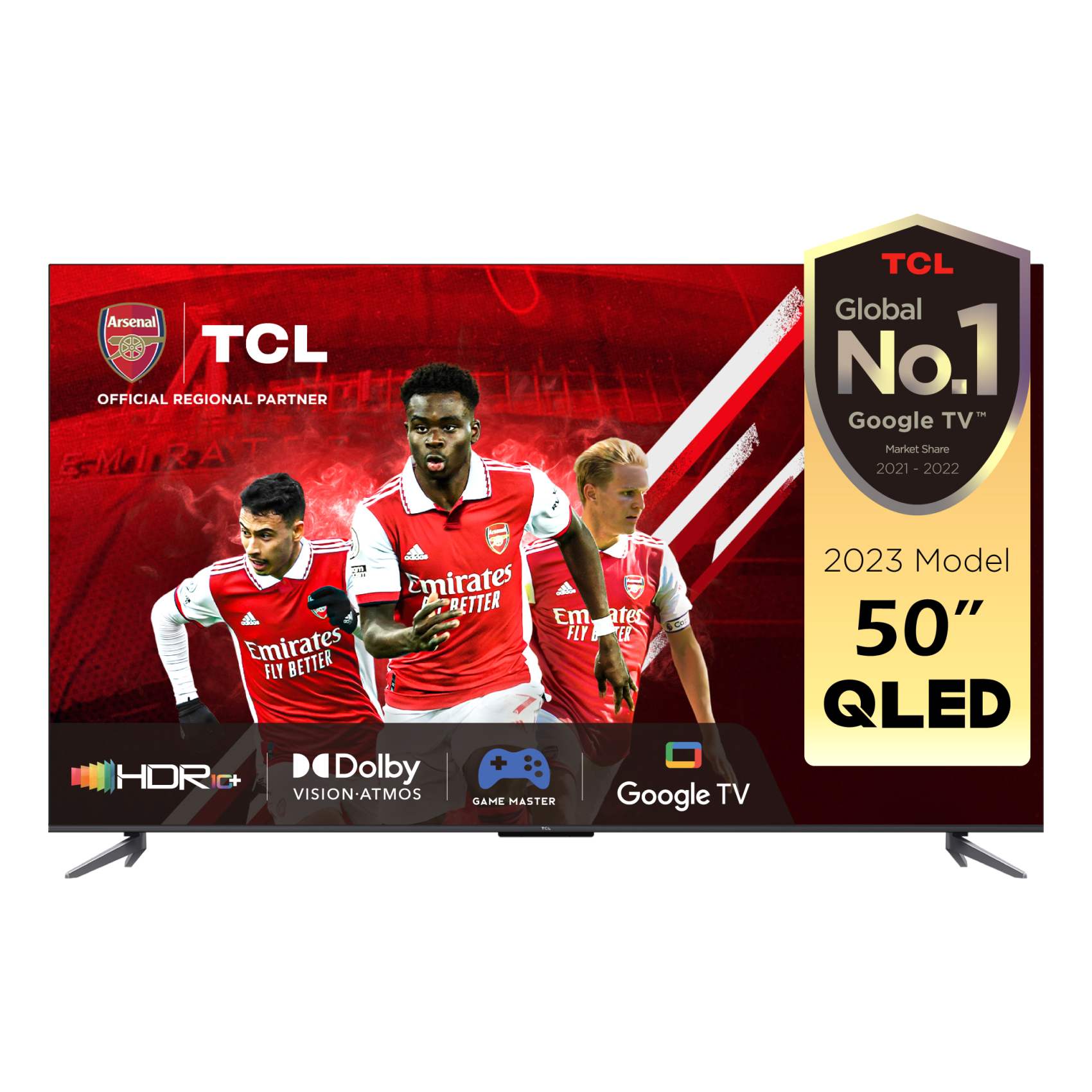 TCL C645 Series 50-Inch 4K UHD Smart Google QLED TV 50C645 Black