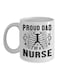 muGGyz Printed Ceramic Coffee Mug White