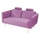 In House Rosela 2 In 1 Sofabed Velvet Upholstered - Light Purple