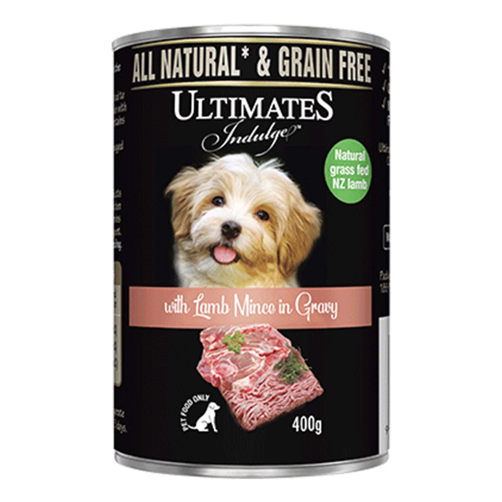 Ultimates Indulge Lamb Mince In Gravy Dog Food 400g