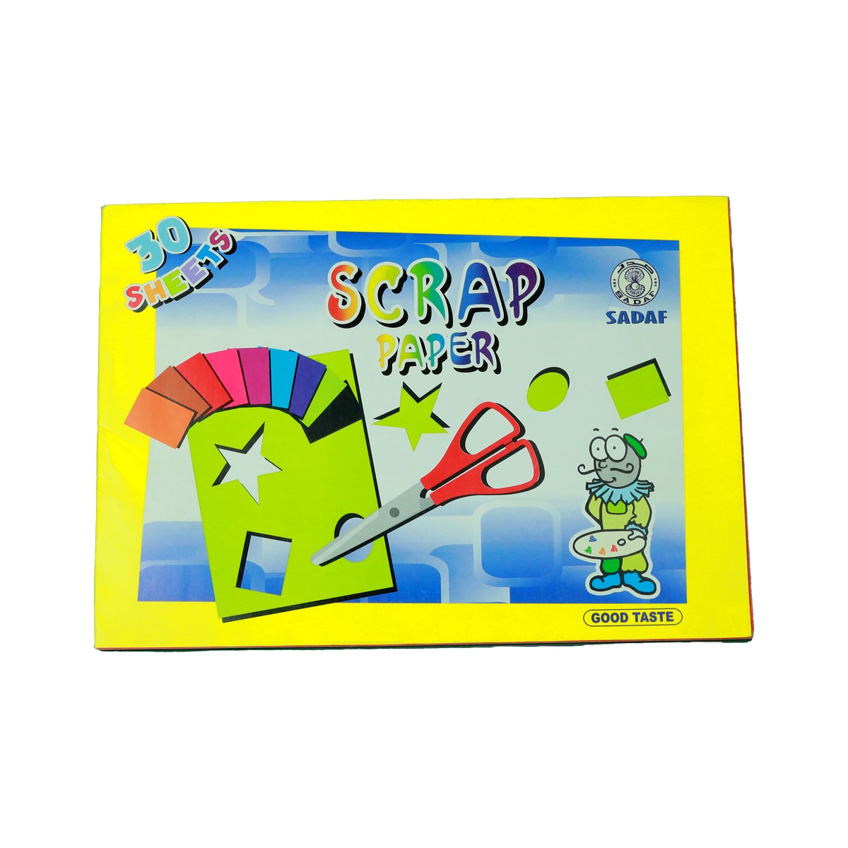 Buy SCRAP PAPER OR CONSTRUCTION BOOK 30 COLOUR SHEETS A4 SIZE Online ...