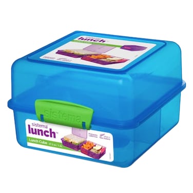 SISTEMA LUNCH CUBE COLOURED 1.4LTRS