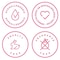 Almay Clear Complexion Makeup, Matte Finish Liquid Foundation with Salicylic Acid, Hypoallergenic, Cruelty Free, Fragrance Free, Dermatologist Tested, 510 Natural Ochre, 1.0 oz