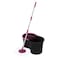 Parex  Black Spinning Mop 360 Degree - Black and Pink