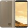 Generic Samsung Galaxy S8 Plus Clear View Standing Cover - Gold