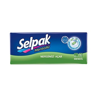 Selpak Hanky Tissues Menthol 10 Pieces