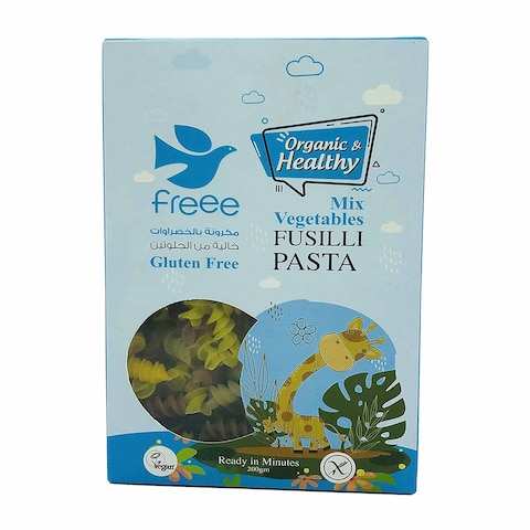Free Mix Vegetables Fusili Pasta Gluten Free - 200 gram