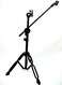 Mike Music 2 In 1 Dual Use Sheet Music Stand &amp; Microphone Stand Foldable Tripod Portable Sturdy (2 In 1 D10, 1Pack, Black)