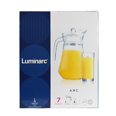 Luminarc Arc Jug Set of 7 Pieces C7078