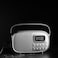 Geepas Rechargeable Radio - FM/AM Radio With 2 Headphone Socket, Enhanced Portable Comfortable Handle &amp; Timer Auto Start, Digital Display, Ideal For Indoor &amp; Outdoor Use