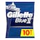Gillette Blue II Men's Disposable 10 Razors