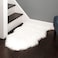 LINGWEI Soft Faux Fur Area Rug, Faux Sheepskin Chair Seat Cover Seat Cushion Pad Plush Fur Couch Cover Bedroom Sofa Floor Vanity Nursery Decor