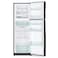 Hitachi 230L Net Capacity Top Mount Refrigerator Inverter Compressor With Dual Fan And Energy Saving, Brilliant Silver - RH330PUK7KBSL