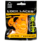 LOCK LACES Reflective Elastic No Tie Shoelaces, One Size Fits All Orange