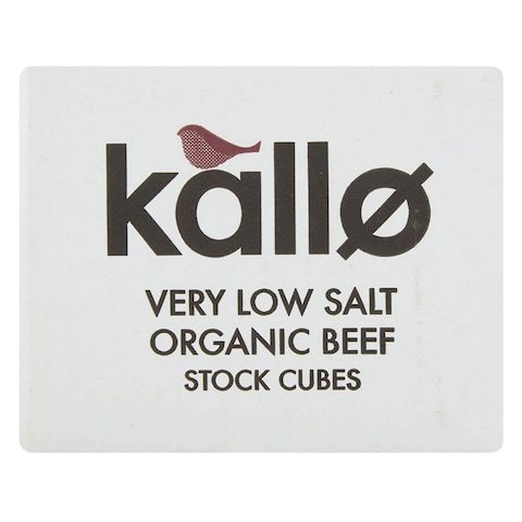 Kallo Organic Very Low Salt Beef Stock Cubes 48g