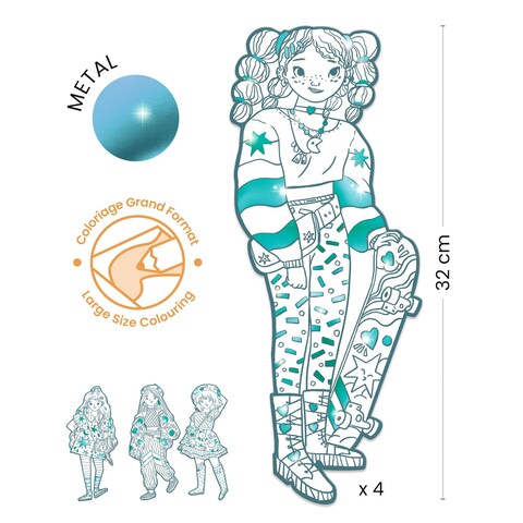 Djeco Angele And Friends Les Demoiselles Colouring
